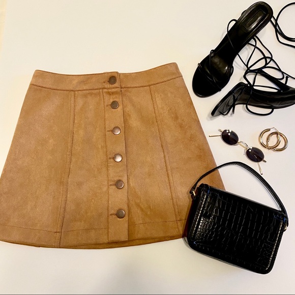 Forever 21 | Brown Suede Skirt - Picture 6 of 6